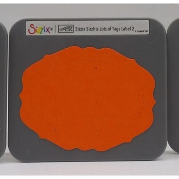 Sizzix Sizzlits Stampin Up! Lots Of Tags Label 1-4 Die Set For Crafting & Scrapb - Picture 3 of 6